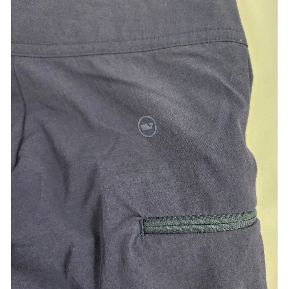 Vineyard Vines Performance VV98 swim trunks shorts W 32 navy pocket zip $98 mens
